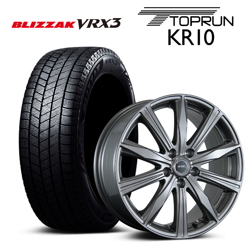 BLIZZAK VRX3 185/60R15 84Q | TOPRUN KR10 15X5.5 4 100 48 DS