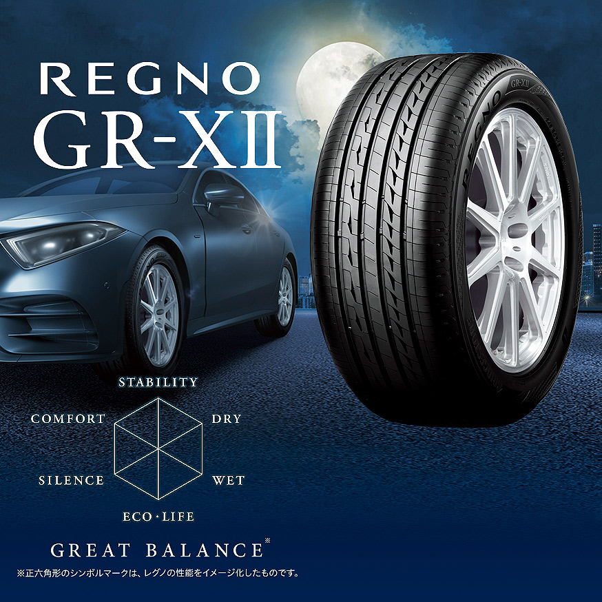 REGNO GR-XⅡ 225/45R18 95W XL｜ブリヂストン タイヤオンラインストア