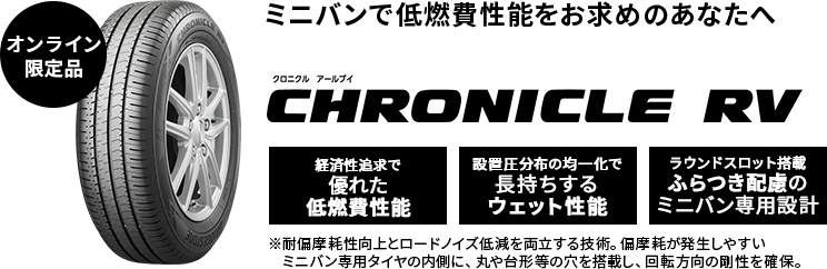 ミニバンで低燃費性能をお求めの方へ chronicle RV