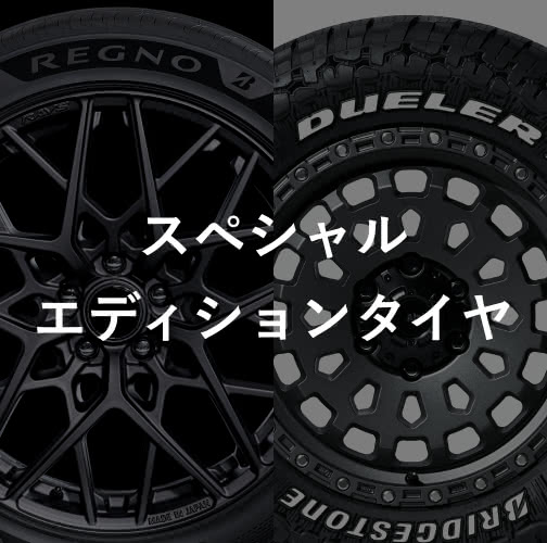 スペシャルエディションタイヤ「REGNO」「DUELER」